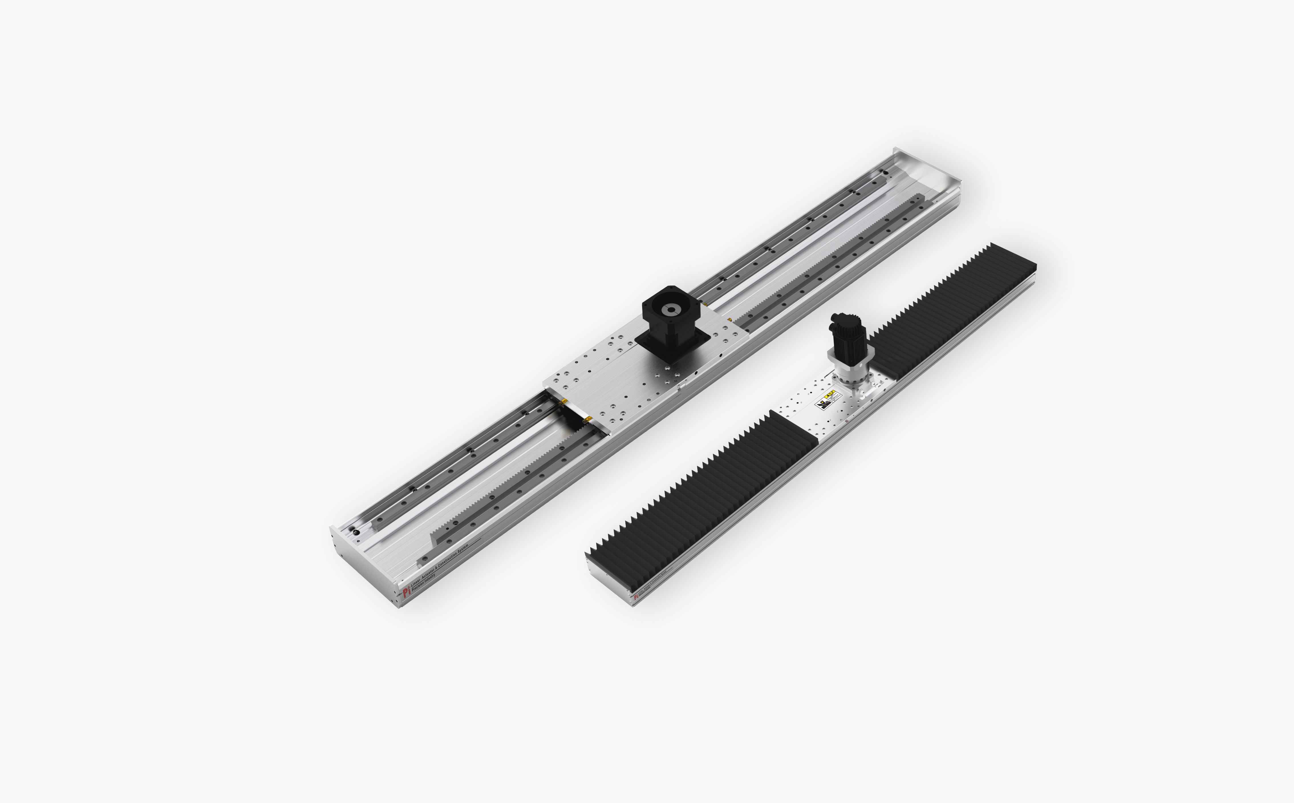Gear rack sliding table