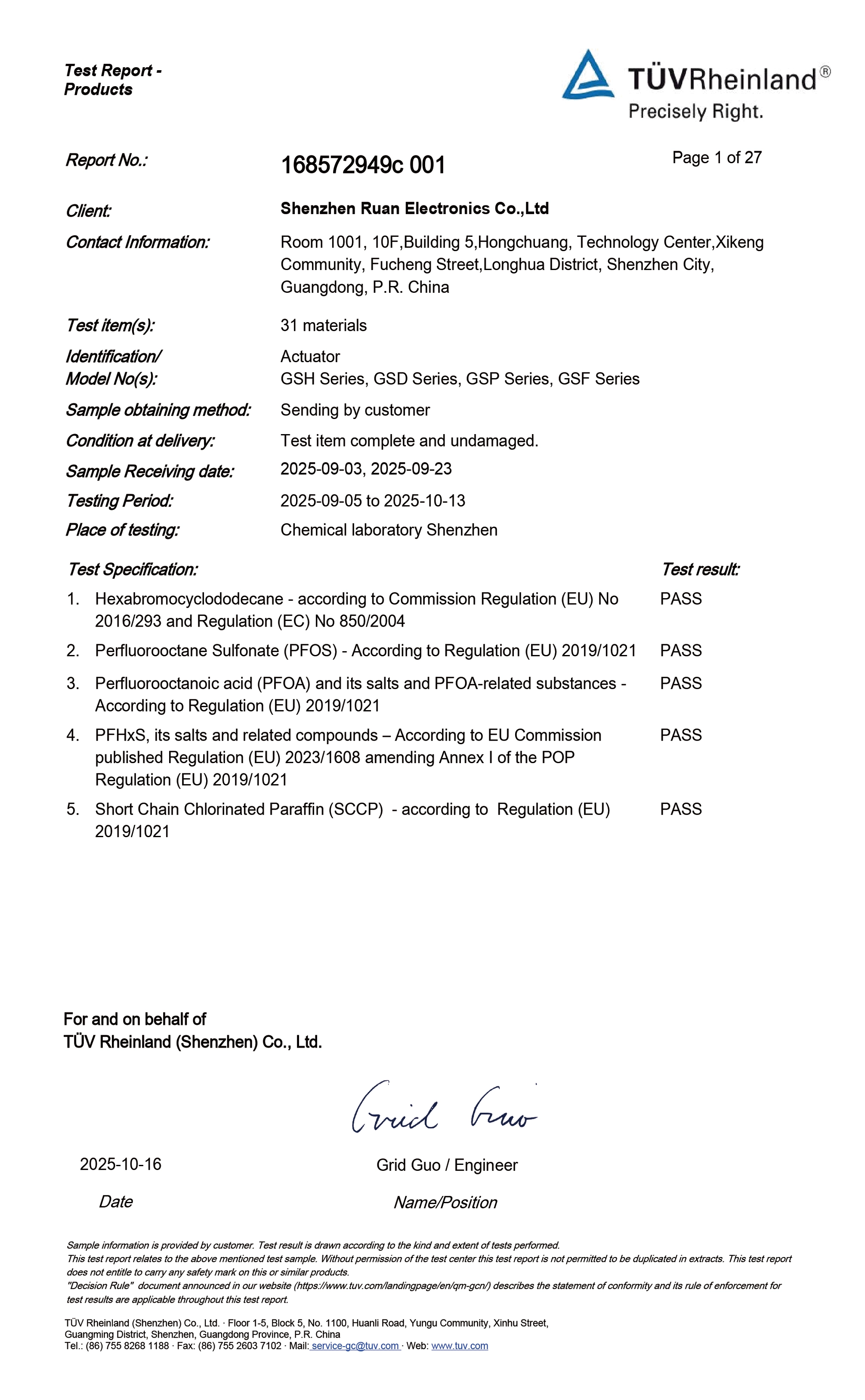 GSH Series, GSD Series, GSP Series, GSF Series